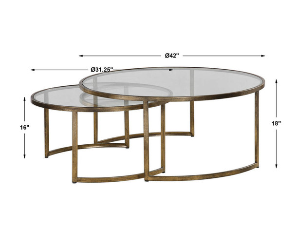 Rhea Nested Coffee Tables S/2 - Australia wide delivery