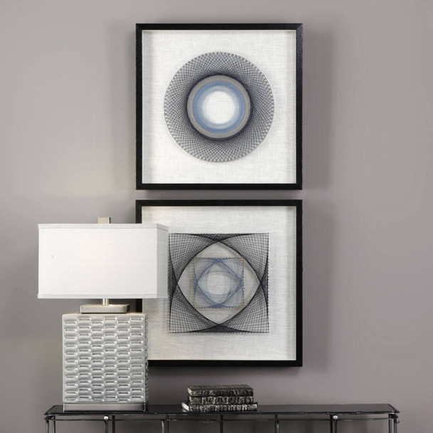 String Duet Geometric Art S/2 - Melbourne, Sydney, Brisbane delivery