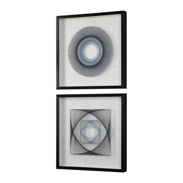 String Duet Geometric Art S/2 - Cairns, Darwin Geometric style Wall Arts