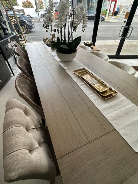 Provincial Trestle Dining Table 3m - Oak - Hand made French Provincial style Dining Room furniture