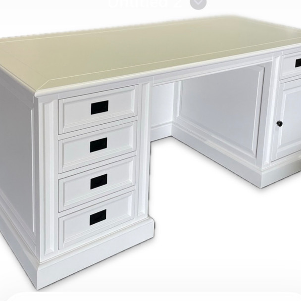 Maison Classic Writing Desk - Antique White