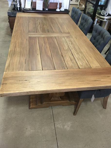 Provincial Trestle Dining Table 240x120cm - Antique French Oak - Melbourne, Sydney, Brisbane French Provincial style Dining Room furniture