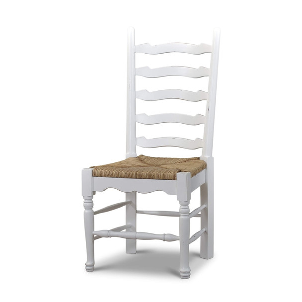 English Ladder-Back Dining Chair - Size: 109H x 46W x 56D (cm) - Traditional style
