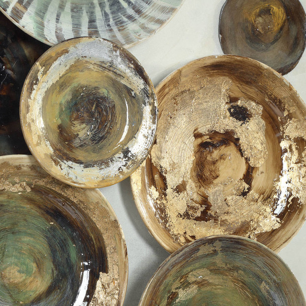 Myla Antique Plate Shadow Box - Sale on Mid-Century Modern style Wall Arts