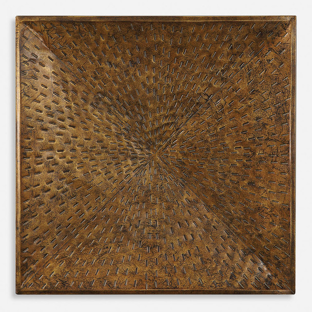 Blaise Antiqued Bronze Wall Art Mid-Century Modern style Wall Art Decor