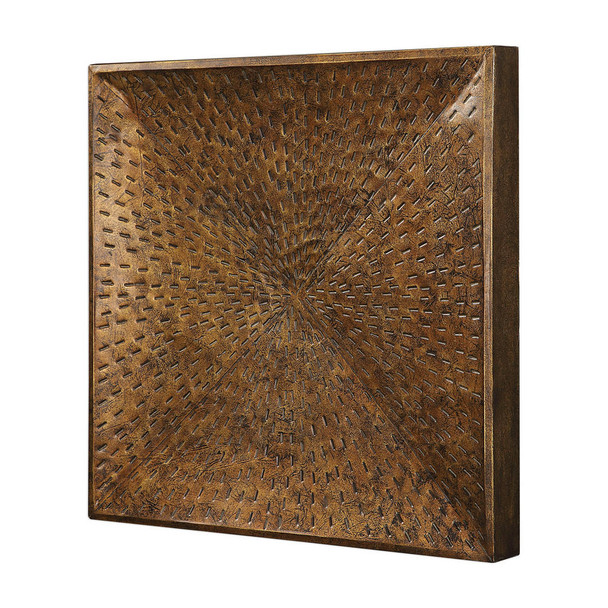 Blaise Antiqued Bronze Wall Art - Sale on Mid-Century Modern style Wall Arts