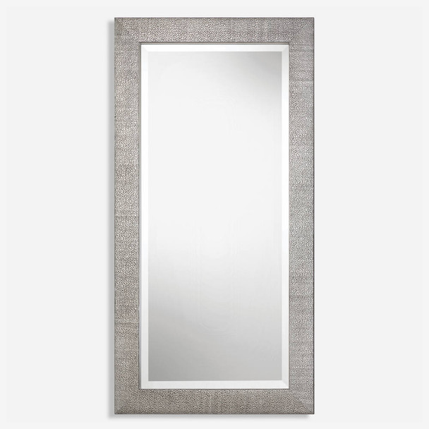 Tulare Metallic Silver Mirror Contemporary style Wall Mirror Decor