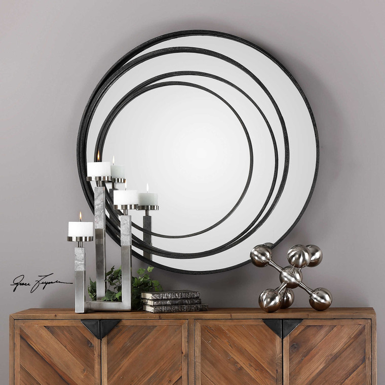 Spirala Round Mirror by Uttermost