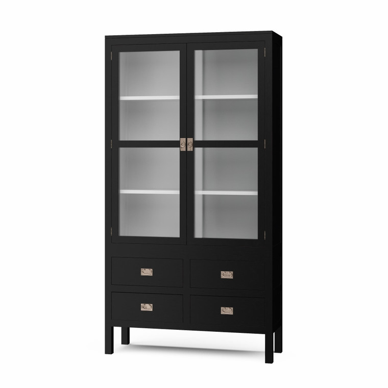 Kagu Tall 2 Door Cabinet - Size: 229H x 122W x 41D (cm)