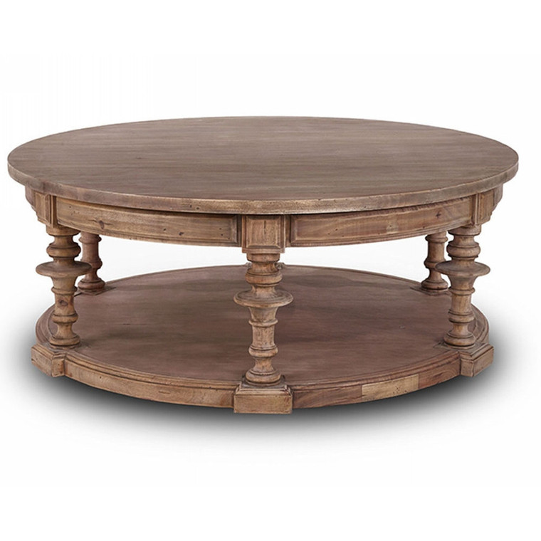 Clapham Round Coffee Table - Size: 46H x 122W x 122D (cm)