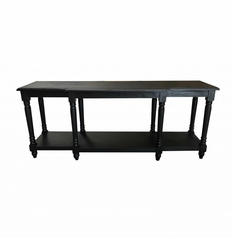 Remy Console Table Large - Black Oak