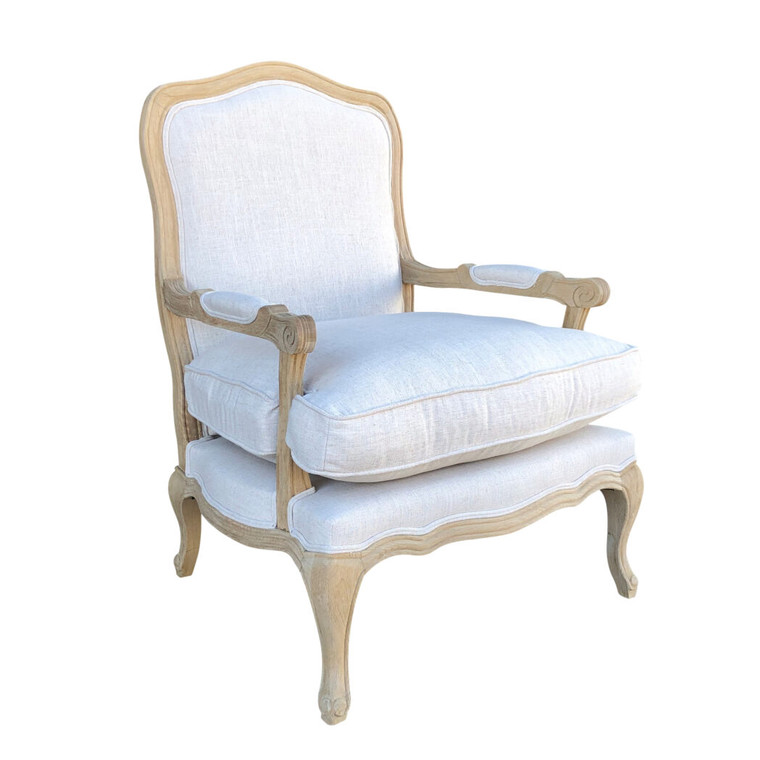 Emmeline Armchair - Weathered Oak