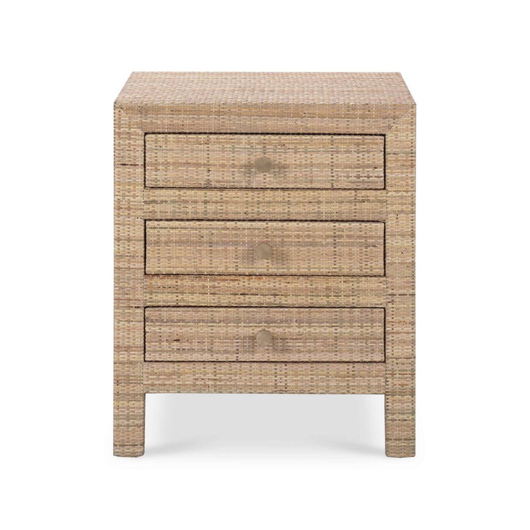 Kagu End Table w/ Rattan