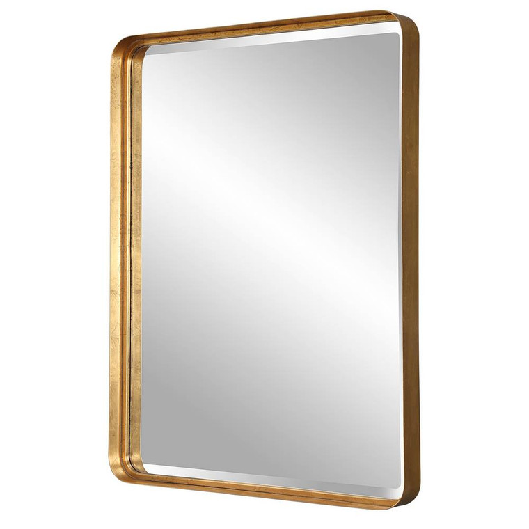 Crofton Gold Large Mirror - Size: 101.6H x 76.2W x 7.6D (cm)
