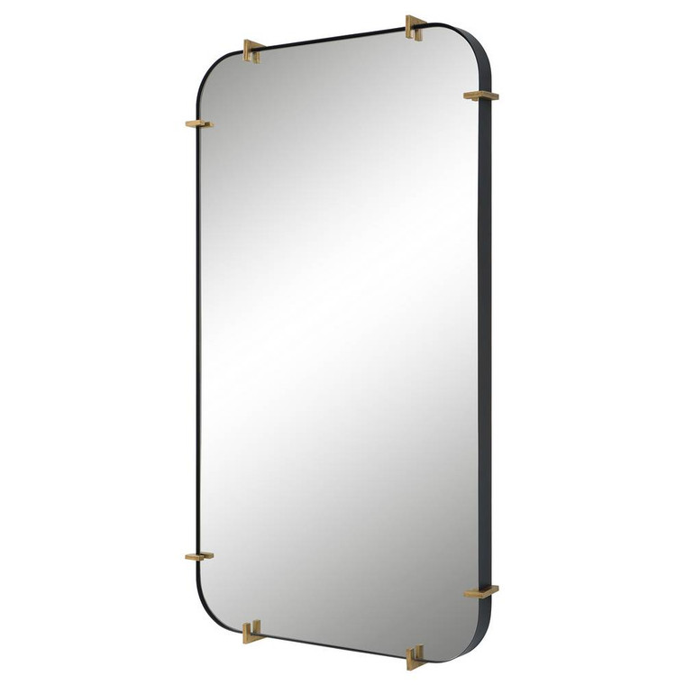 Pali Industrial Iron Mirror - Size: 121H x 69W x 6D (cm)