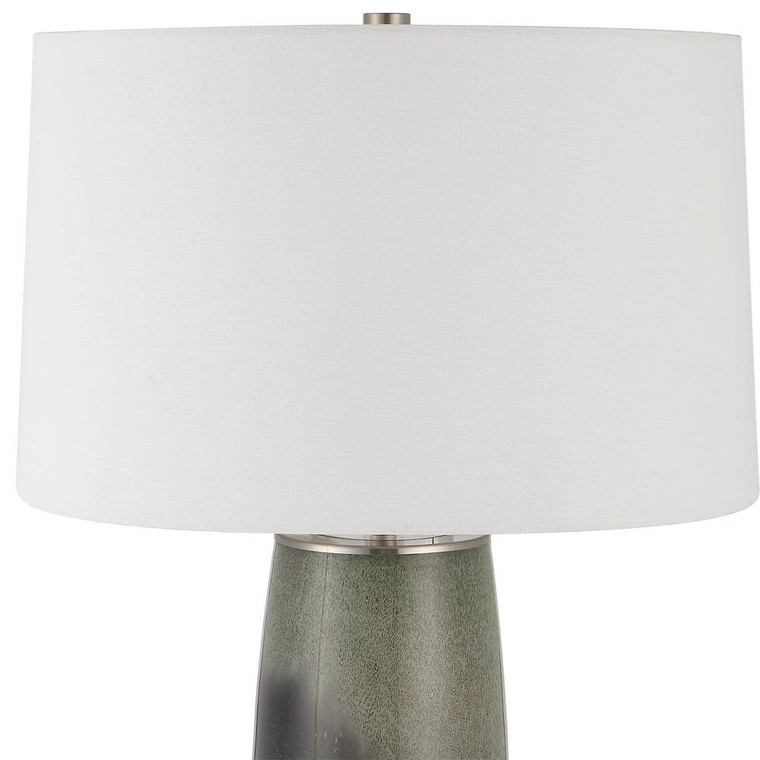 Campa Gray-Blue Table Lamp - Size: 71H x 43W x 43D (cm)