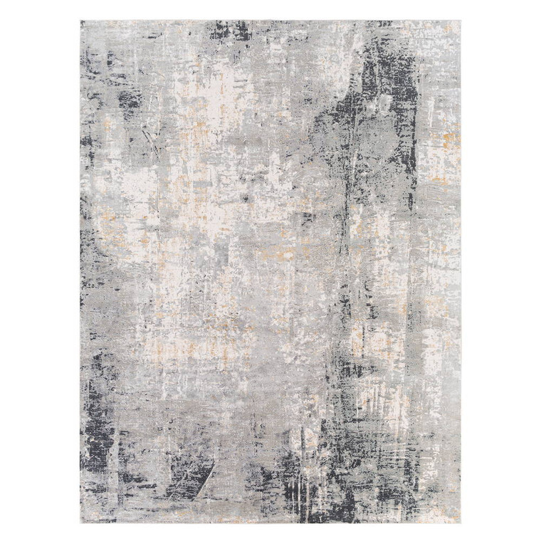 Paoli Gray Abstract 5 X 7.5 Rug - Size: 221H x 160W x 3D (cm)