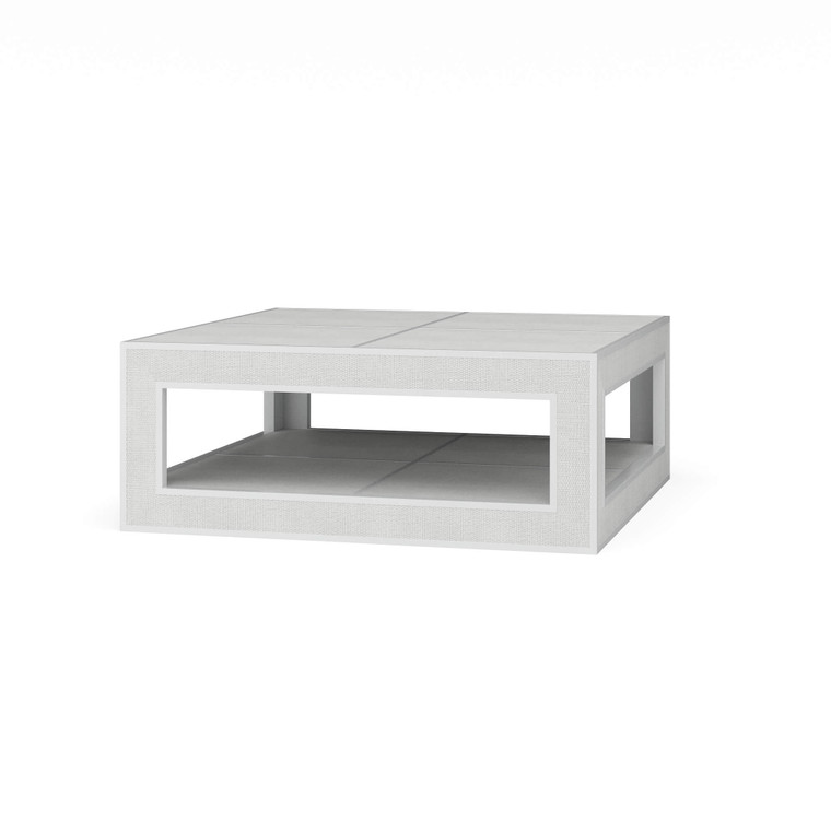 Finsbury Square Coffee Table - White - Size: 42H x 107W x 107D (cm)