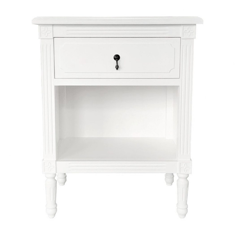 Versailles Open Bedside - Matt White - HL112-MW