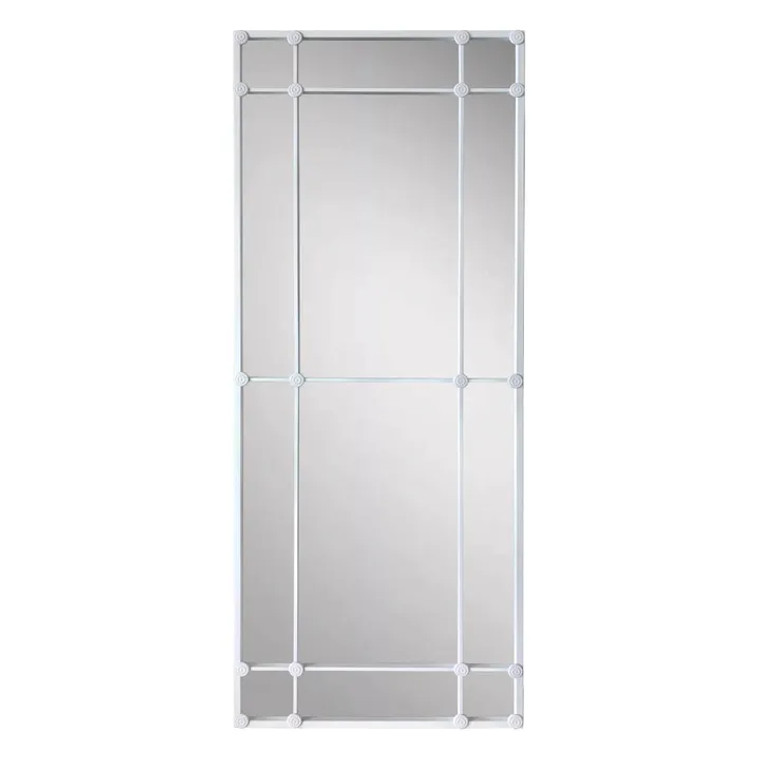 Mentone 12 panel Mirror - White 3 x 80 x 200 cm