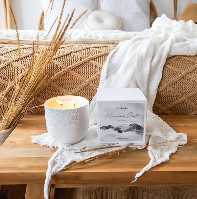 Bramble Bay Nordic Collection Mountain Drift Candle 400g