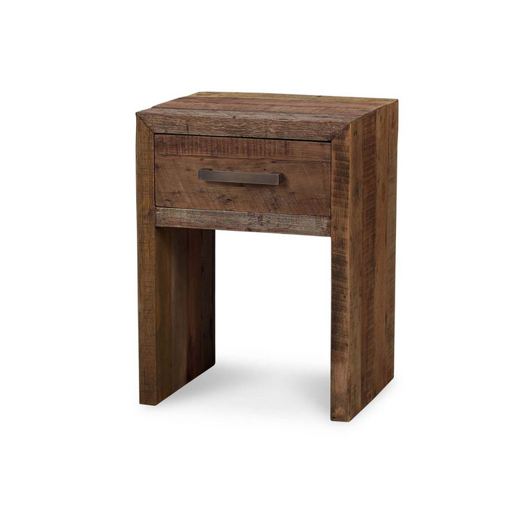 Tuscan One Drawer End Table - Teak - Craftsman style Living Room furniture