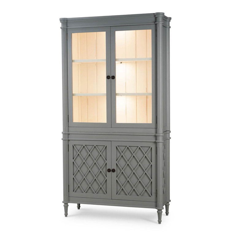 Kelly Display Cabinet w/ 3 LED - Traditional style Dining Room furniture