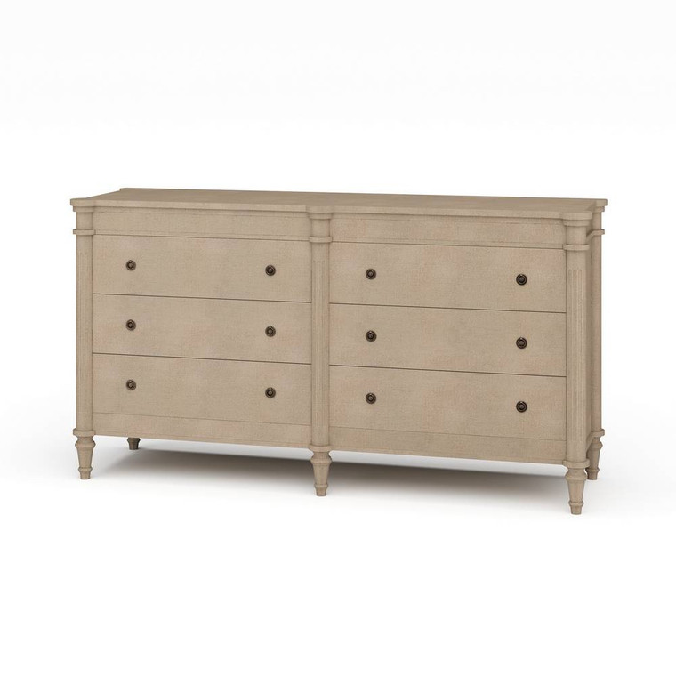 Kelly 6 Drawer Dresser - Countryside style Bedroom furniture