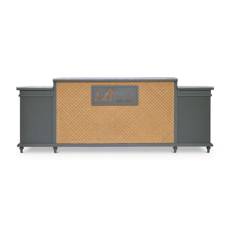 Bramble Service Counter - Size: 115H x 300W x 125D (cm) - Craftsman style Office & Study furniture