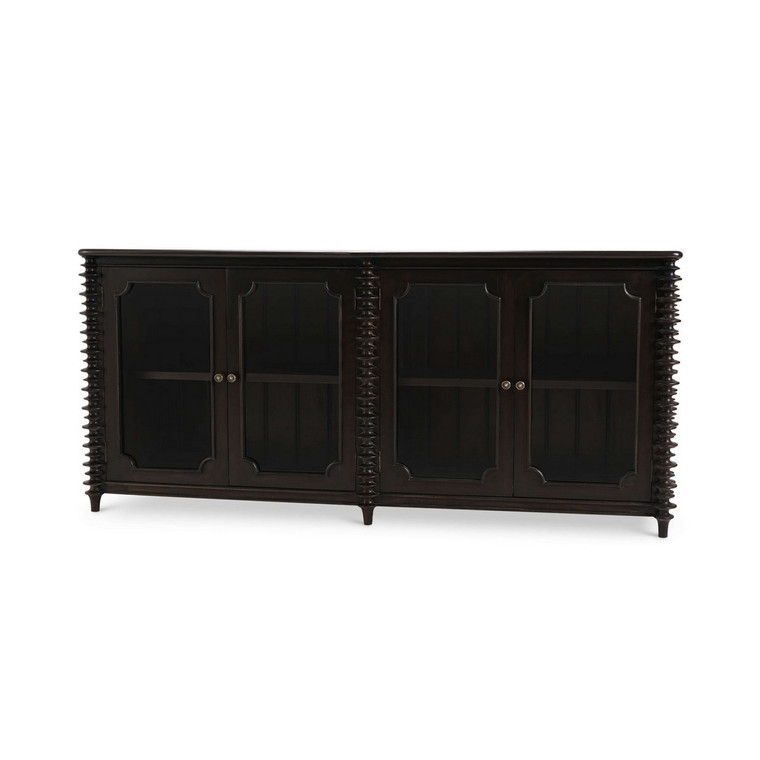 Milano 4 Door Sideboard - Size: 100H x 213W x 46D (cm) - Mid-Century style Dining Room furniture