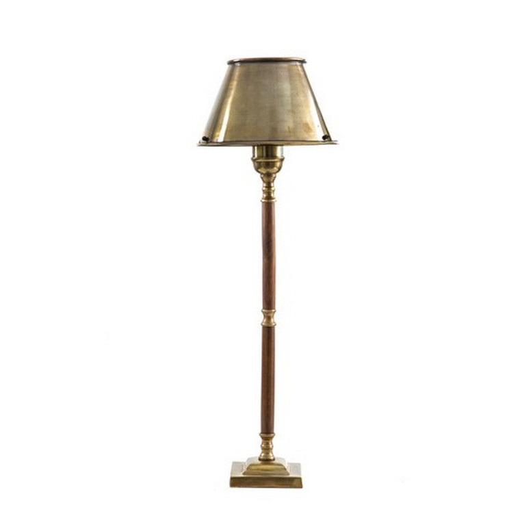 Nantucket Table Lamp with Brass Shade
