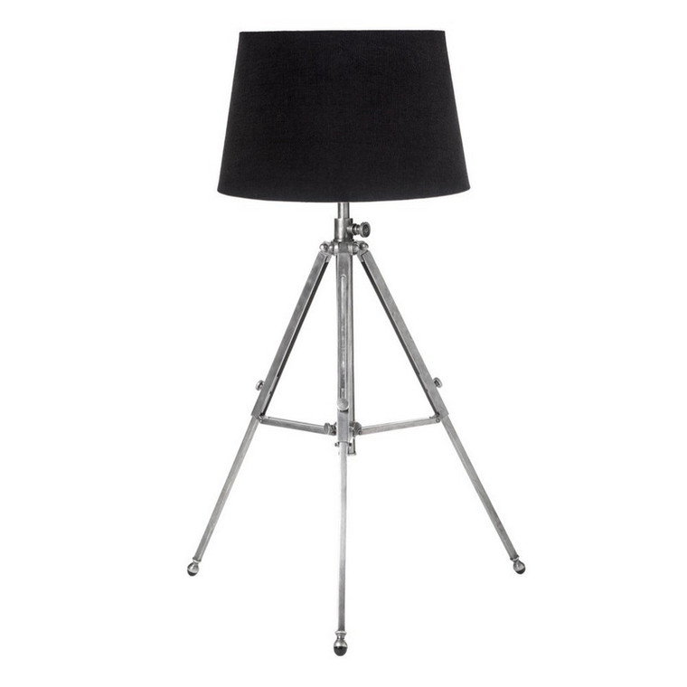 Trent Tripod Table Lamp - Antique Silver