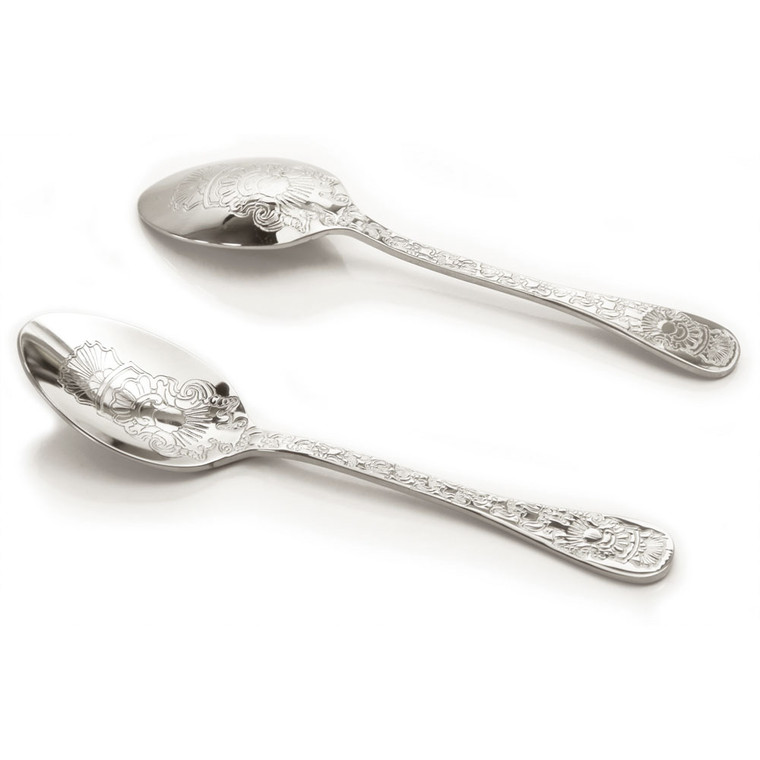 Santamarta 6pc Coffee Spoon Set - Silver Ornate