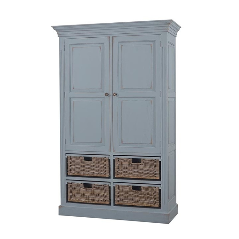 Sonoma Storage Cabinet w/ Baskets - Size: 221H x 141W x 56D (cm)