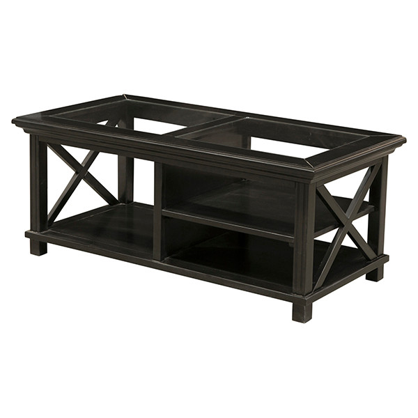 Hamptons Cross Coffee Table Black Hamptons Style Sorrento Furniture