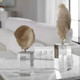 Oyster Shell Sculptures - S/2 - Size: 39H x 13W x 8D (cm) - Mid-Century Modern style