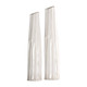Kenley Crackled White Vases S/2 Contemporary style Vase Decor