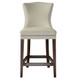 Dariela White Counter Stool Mid-Century Modern style Accent Chair Decor