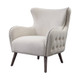 Donya Cream Accent Chair - Sale on Mid-Century Modern style Accent Chairs