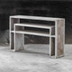 Genara Bone White Carved Console Table - Melbourne, Sydney, Brisbane delivery