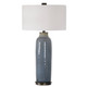 Vicente Slate Blue Table Lamp Coastal style Table Lamp Decor