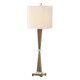 Niccolai Antiqued Nickel Lamp Mid-Century Modern style Table Lamp Decor