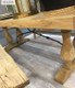 Seville Rustic Parquet Dining Table 240cm -Natural