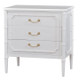 Chelsea 3 Drawer Bedside - Solid Timber Oriental style Bedroom furniture