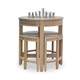 Aries Table Chess Set - Size: 95H x 90W x 90D (cm) - Craftsman style