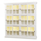 English Bookcase 2 Column w/ 12 LED - Size: 220H x 207W x 47D (cm) - Traditional style