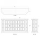 Cape Cod Narrow Media Console w/ 6 LED - Solid Timber Coastal style Living Room furniture