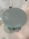 Drum Lamp Table Small - Ocean Blue - Solid Timber Hamptons style Bedroom furniture