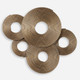 Ahmet Gold Rings Wall Decor Contemporary style Wall Art Decor