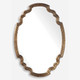 Ariane Gold Oval Mirror Contemporary style Wall Mirror Decor